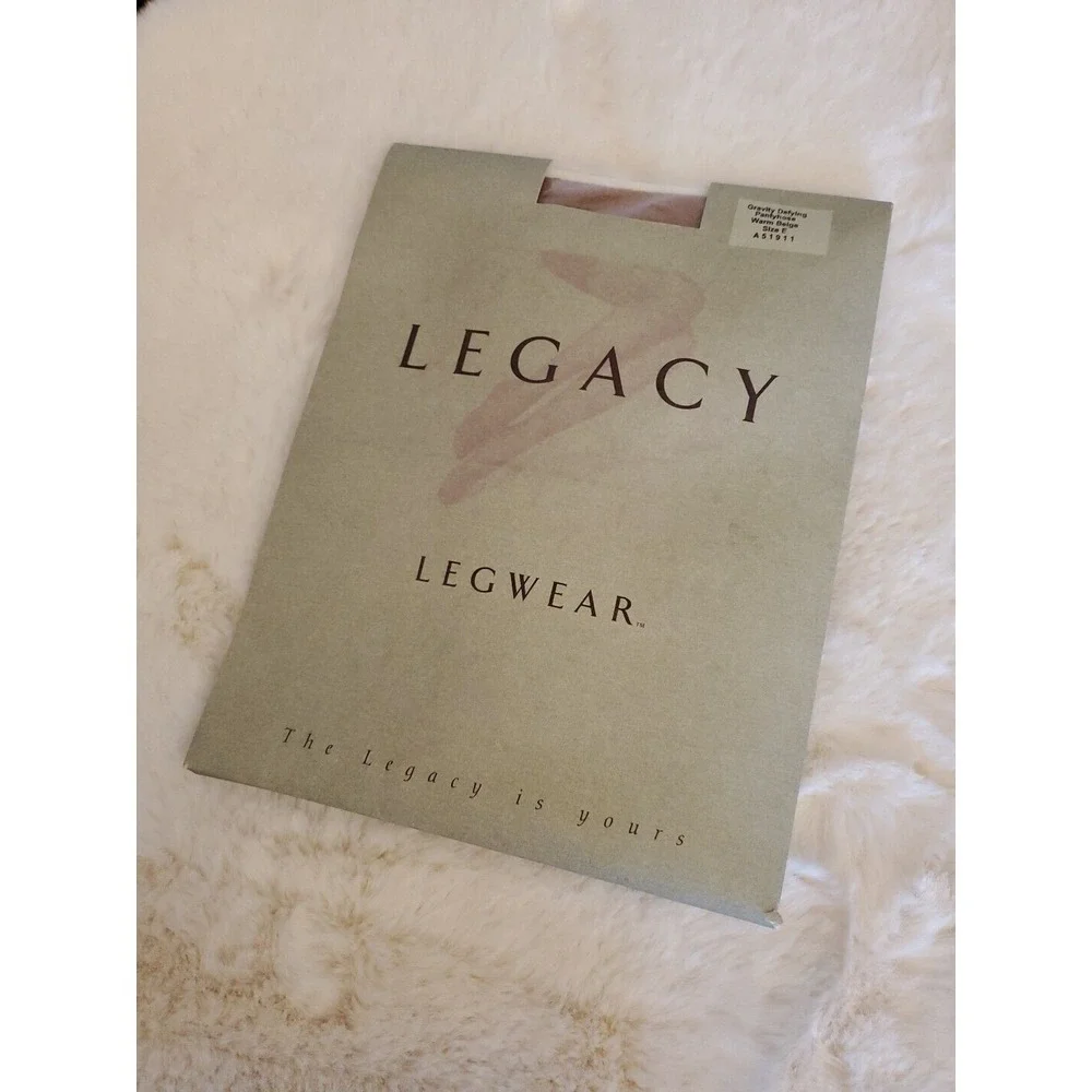 Legacy Legwear Gravity‎ Defying Pantyhose Warm Beige Size E from QVC NEW in Pkg